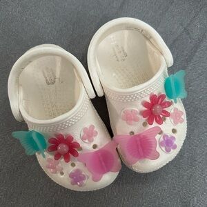 CROCS Classic for Toddler Girl Pearl White